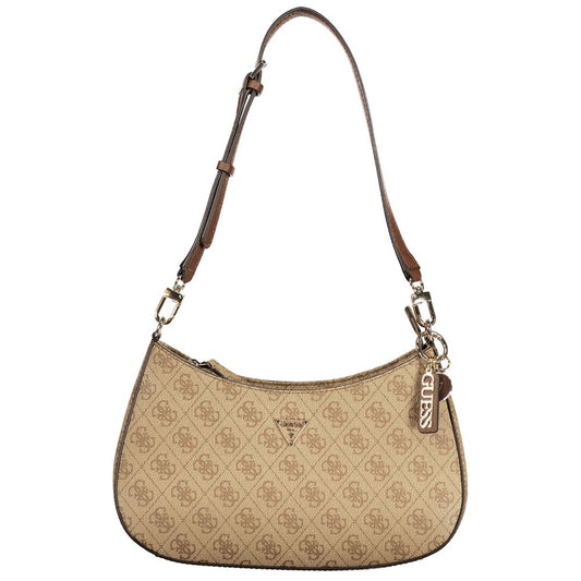 Guess Jeans Beige Polyurethane Women Handbag
