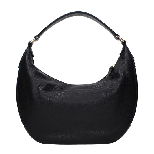 Jimmy Choo Black Leather Shoulder Bag