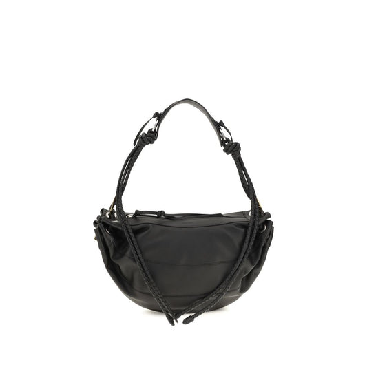 Isabel Marant Black Lamb Ovis Aries Shoulder Bag