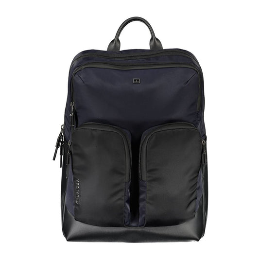 Tommy Hilfiger Blue Polyurethane Men's Backpack
