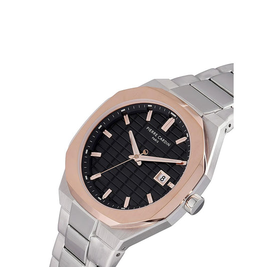 Pierre Cardin Gray Stainless Steel Dress Watch