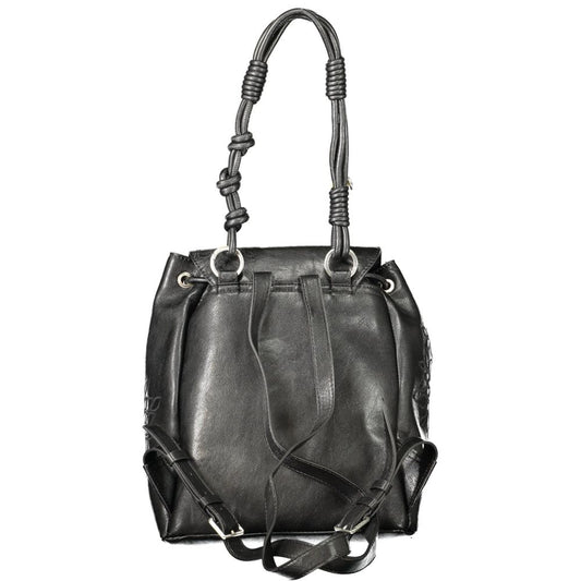Desigual Black Polyurethane Women's Mini Backpack
