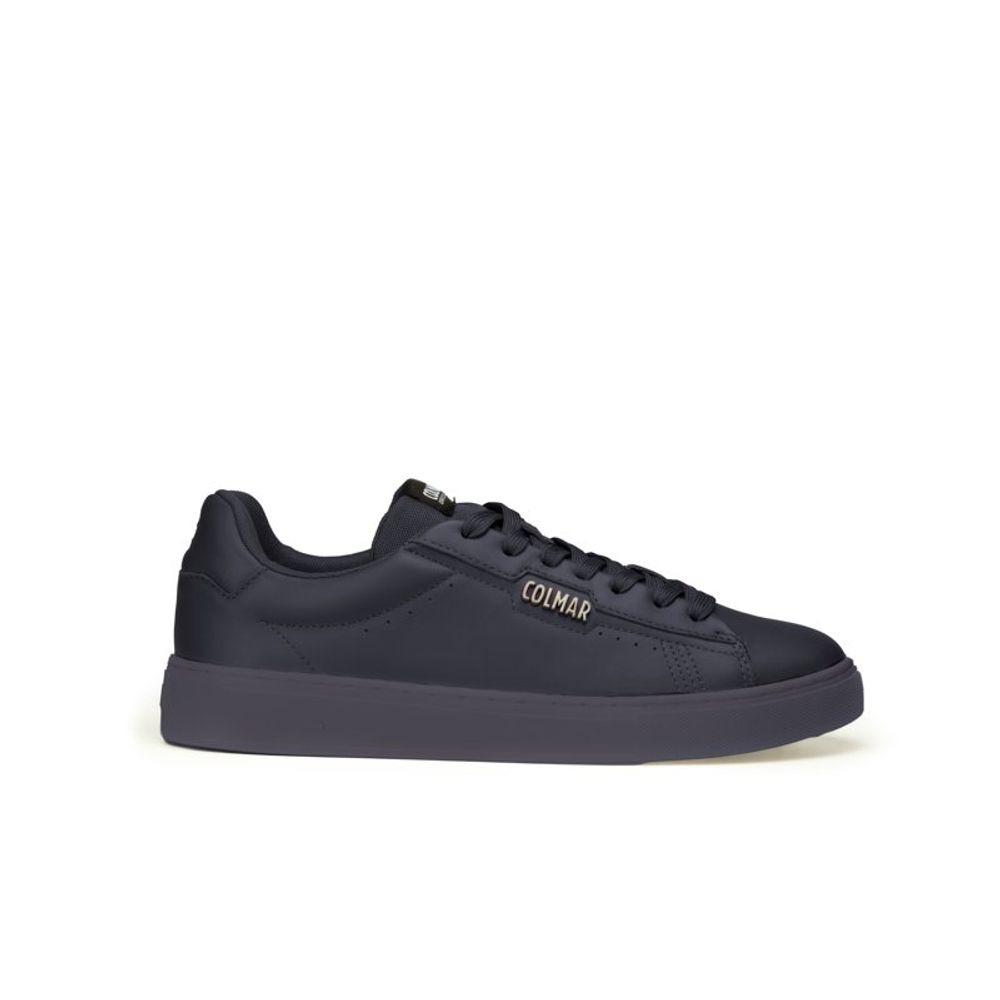 Colmar Blue Leather Low Top Sneakers