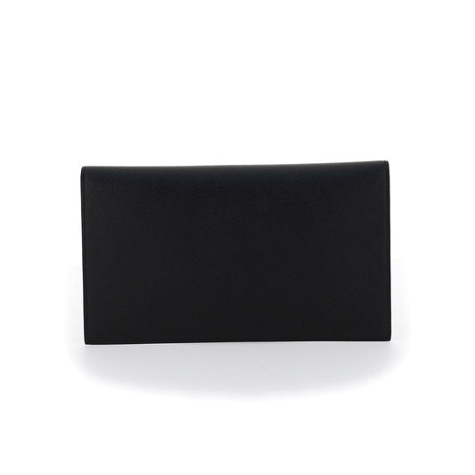 Saint Laurent Black Calf Leather Bos Taurus Wallet