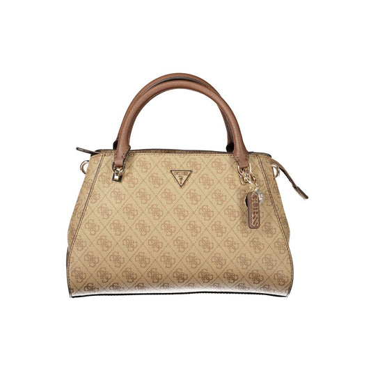 Guess Jeans Beige Polyurethane Women Handbag