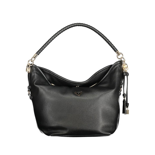 Guess Jeans Nero Polyurethane Women Shoulder Bag