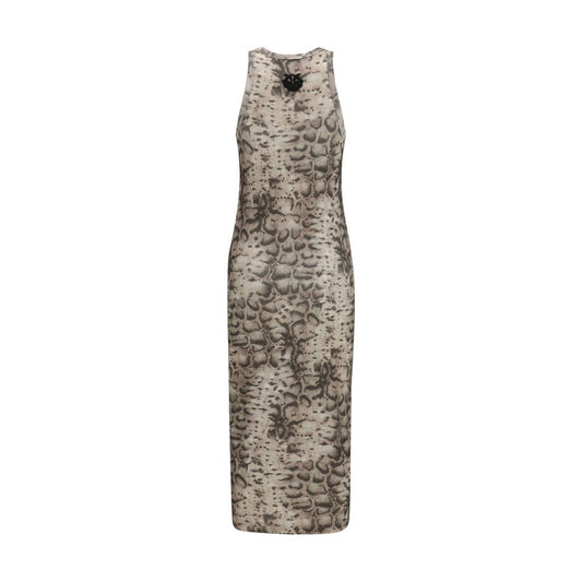 PINKO Beige Cotton Casual Dress