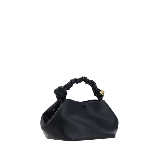 Ganni Black Calf Leather Bos Taurus Handbag