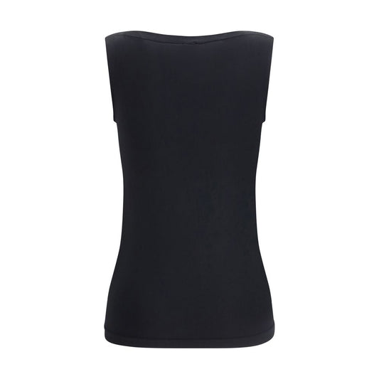 Wolford Black Modal Sleeveles T-Shirt