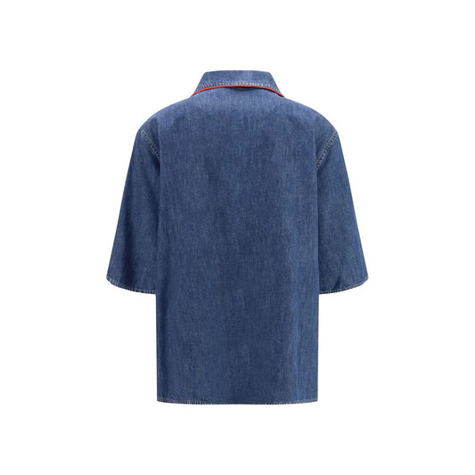 Valentino Garavani Blue Denim Shirt
