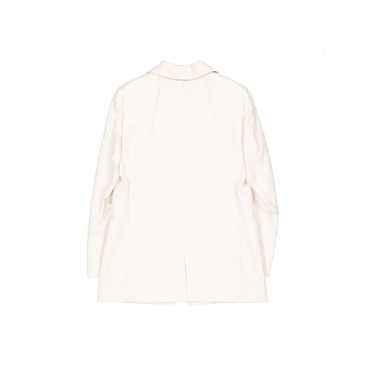 Brunello Cucinelli White Virgin Wool Blazer