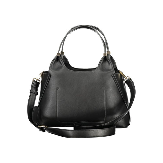 Mario Valentino Black Polyurethane Women's Bag
