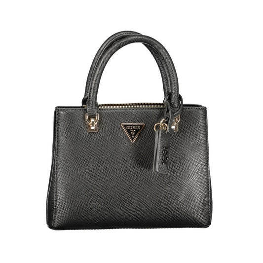 Guess Jeans Black Polyurethane Women's Handbag