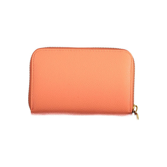 Guess Jeans Arancione Polyurethane Women Wallet