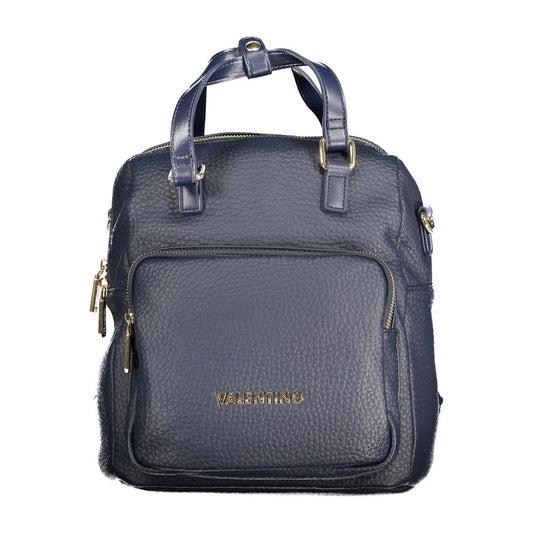 Mario Valentino Blue Polyurethane Women's Backpack