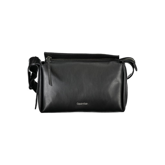 Calvin Klein Black Polyester Women Shoulder Bag
