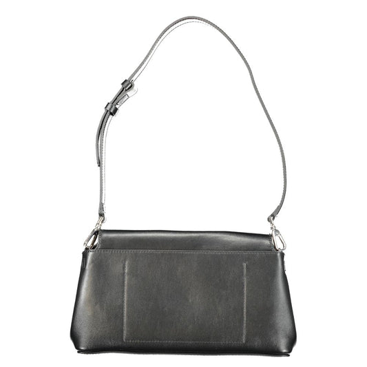 Calvin Klein Nero Polyurethane Women Shoulder Bag