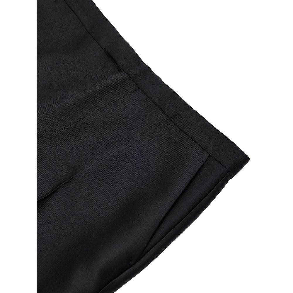 Gucci Black Cotton Casual Pants
